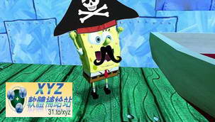 海綿寶寶 皮老闆的詭計 SpongeBobs Truth or Square PAL WII(歐版)